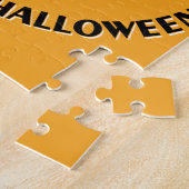 Halloween Bats Orange Puzzle (Seite)