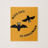 Halloween Bats Orange Puzzle (Vertikal)