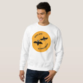 Halloween Bats Orange Sweatshirt (Vorne ganz)