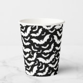 Halloween Bats Paper Cups Pappbecher (Rückseite)