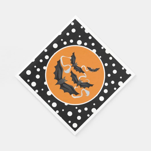 Halloween Bats Paper Napkins Serviette (Ecke)