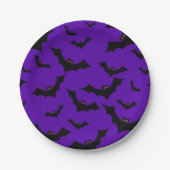 Halloween Bats Pappteller (Vorderseite)