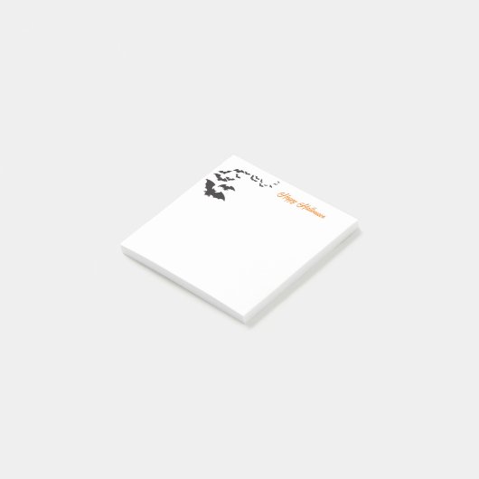 Halloween Bats Post Notes Post-it Klebezettel (angewinkelt)