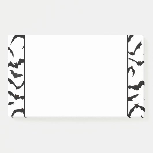 Halloween Bats Post Notes Post-it Klebezettel (Vorderseite)