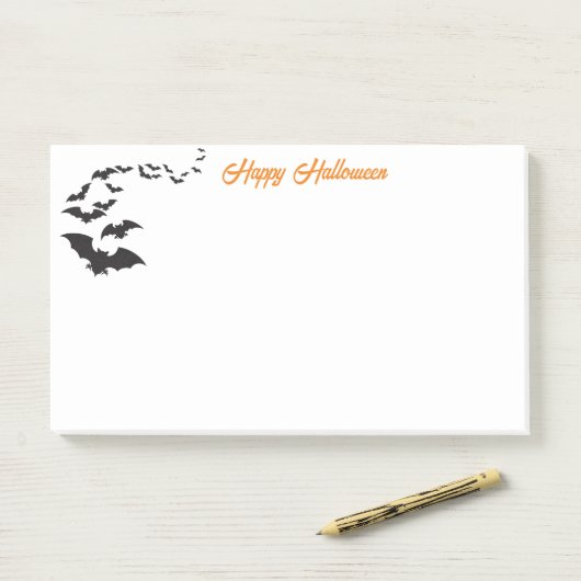 Halloween Bats Post Notes Post-it Klebezettel (Auf Schreibtisch)