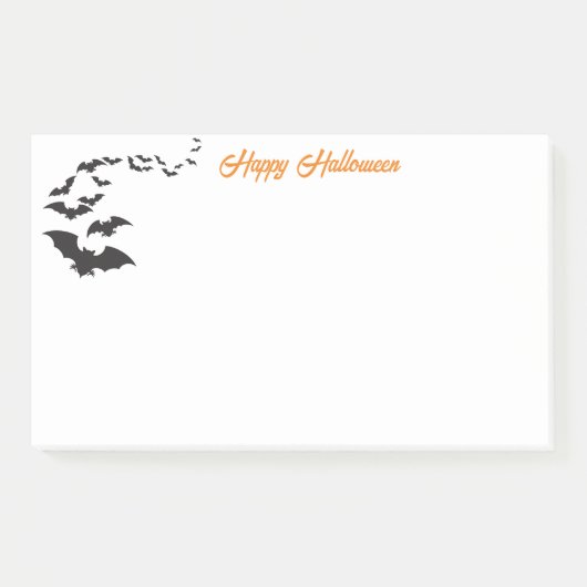 Halloween Bats Post Notes Post-it Klebezettel (Vorderseite)