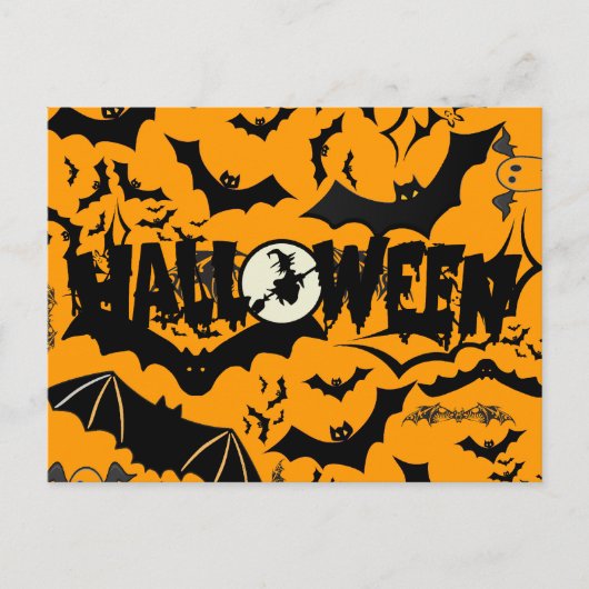 Halloween Bats Postkarte (Vorderseite)