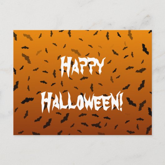 Halloween Bats Postkarte (Vorderseite)