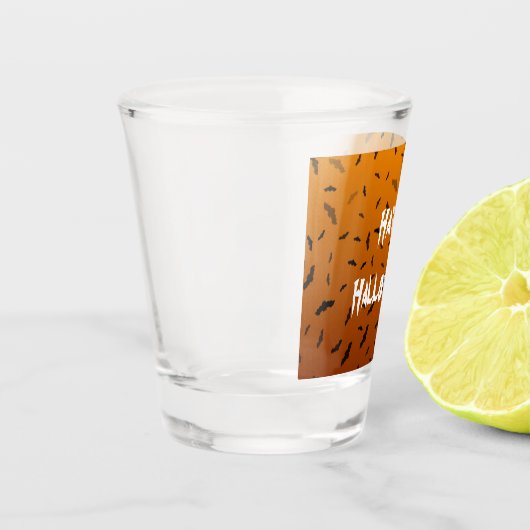 Halloween Bats Schnapsglas (Links)