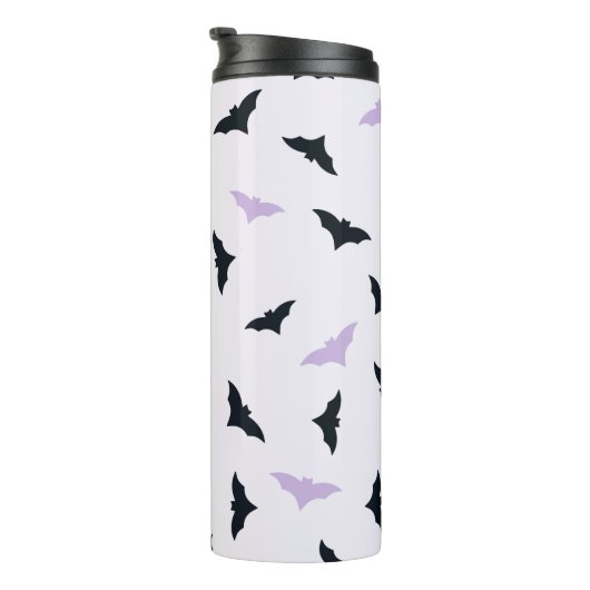 Halloween Bats Thermal Tumbler Thermosbecher (Nach rechts gedreht)