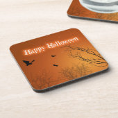 Halloween Bats und Bäume Untersetzer (Linke Seite)