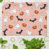 Halloween Bats und Ghost-Design Geschirrtuch (Gefaltet)