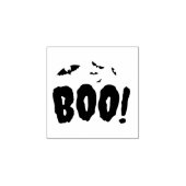 Halloween Batts und Boo Script Gummistempel (Prägung)