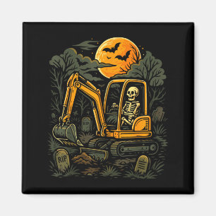 Halloween-Bauarbeiter-Kostüm Jungen Geist Magnet