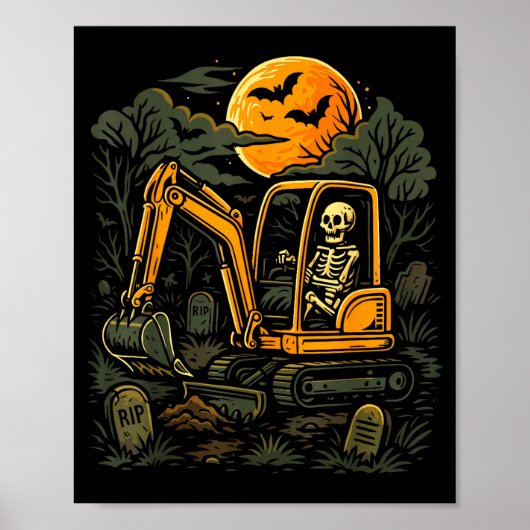 Halloween-Bauarbeiter-Kostüm Jungen Geist Poster (Vorne)