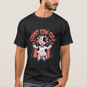 Halloween-Bauernhof-Tier-Kuh Männer Frauen Kinder T-Shirt