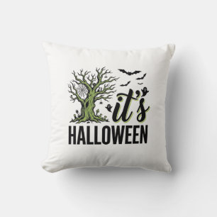 Halloween-Baum Es ist Halloween Vintage Gruselig_1 Kissen