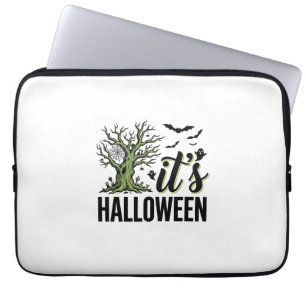 Halloween-Baum Es ist Halloween Vintage Gruselig_1 Laptopschutzhülle