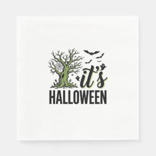 Halloween-Baum Es ist Halloween Vintage Gruselig_1 Serviette