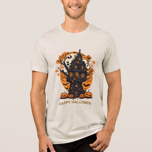 Halloween-Baum-T - Shirt für Männer (Vorderseite)