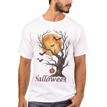 Halloween-Baum und Kürbis Jack-o'-Lantern
