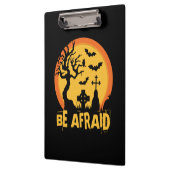 Halloween Be Afraween Geburtstag Klemmbrett (Links)