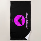 Halloween Beach Handtuch (Vorderseite)