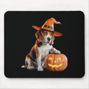 Halloween Beagle für Hundeliebhaber Kostüm F Mousepad