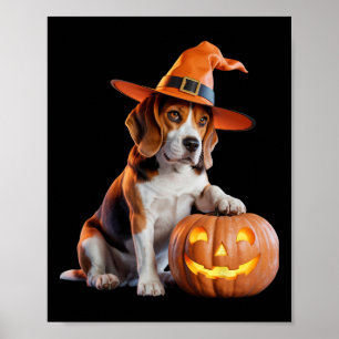 Halloween Beagle für Hundeliebhaber Kostüm F Poster