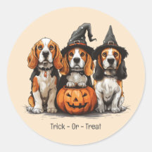 Halloween-Beagle-Hunde für Trick oder Treat