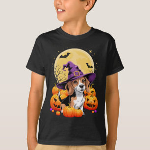Halloween-Beagle Kürbiskostüm für Damen T-Shirt