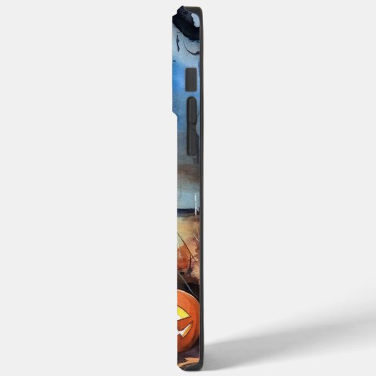 Halloween-Beagle mit Pumpkins Beängstigend Case-Mate iPhone Hülle (Rückseite / Links)