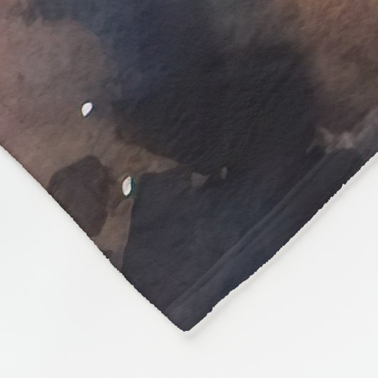 Halloween-Beagle mit Pumpkins Beängstigend Fleecedecke (Ecke)