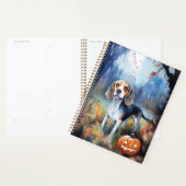 Halloween-Beagle mit Pumpkins Beängstigend Planer (Anzeige)