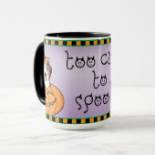 Halloween-Beagle Tasse (Vorderseite Links)