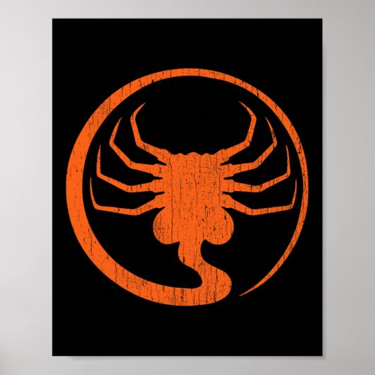 Halloween Beängstigend Alien Facehugger Horror Pum Poster (Vorne)