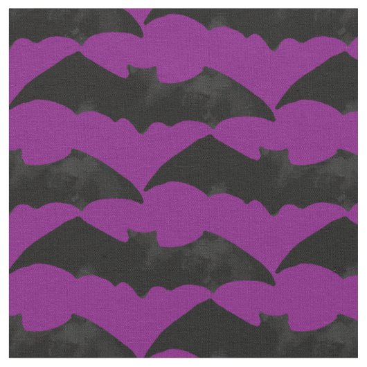 Halloween Beängstigend Bat Pattern Stoff (Nahaufnahme)