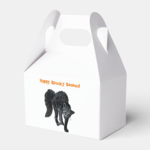 Halloween Beängstigend Black Cat Spooky Holiday Ca Geschenkschachtel