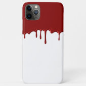Halloween Beängstigend Blood Red Tropfens Bloody Case-Mate iPhone Hülle (Rückseite)