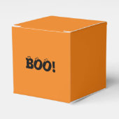 Halloween Beängstigend Boo! Augen, schwarz-orange  Geschenkschachtel (Vorderseite)
