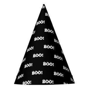 Halloween Beängstigend Boo! Augen Schwarz-weiß lus Partyhütchen