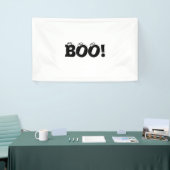 Halloween Beängstigend Boo! Augenbälle Schwarz-wei Banner (Messeveranstaltung)