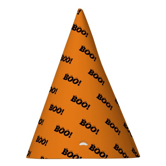 Halloween Beängstigend Boo! Augenbrauen schwarz-or Partyhütchen (Rechts)