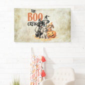 Halloween Beängstigend Boo Hogs Crew Orange Pumpki Banner (Insitu)
