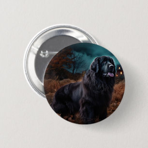 Halloween Beängstigend Button