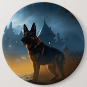 Halloween Beängstigend Button (Vorderseite)