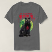 Halloween beängstigend Cat Horror Halloween Mondna T-Shirt (Design vorne)