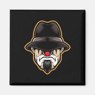 Halloween Beängstigend Clown Cholo Gangster Magnet