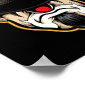 Halloween Beängstigend Clown Cholo Gangster Poster (Ecke)