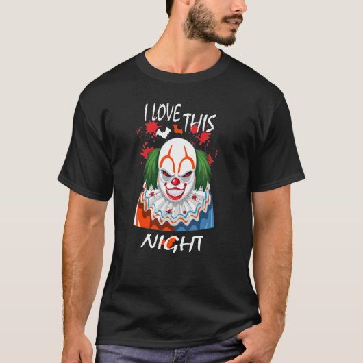Halloween Beängstigend Clown Funny Gifts T-Shirt (Vorderseite)